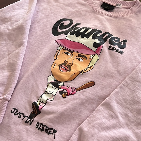 H&M Sweaters - Justin Bieber Changes Sweatshirt from H&M, Size: M **NWOT**